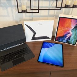 iPad Pro - 256GB - 12.9” - Space Grey - WiFi+Cellular - With Magic Keyboard