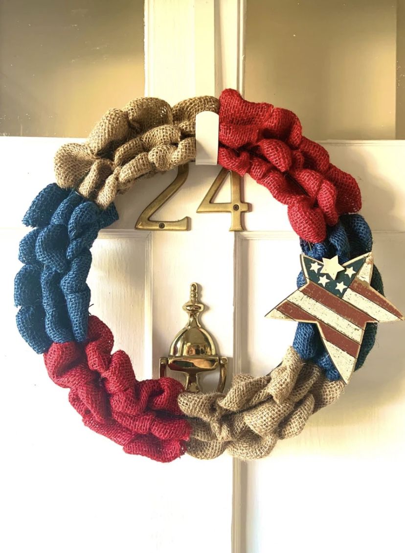 Two patriotic wreaths - 1/2 Price! 