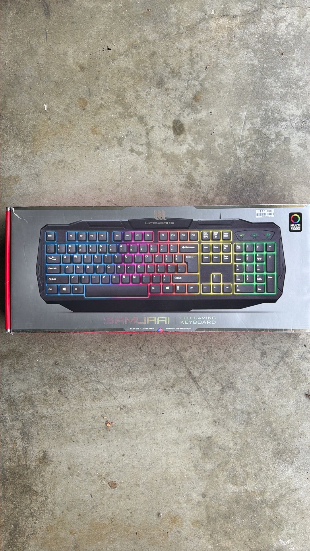 Samurai LED Gaming Keyboard