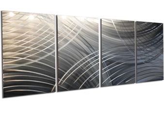 4 panel metal art