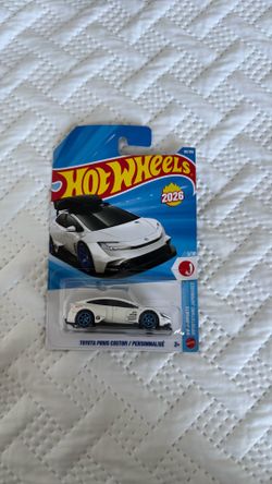 Hot wheels Toyota Prius Custom #60  HW J-Imports 2026 White