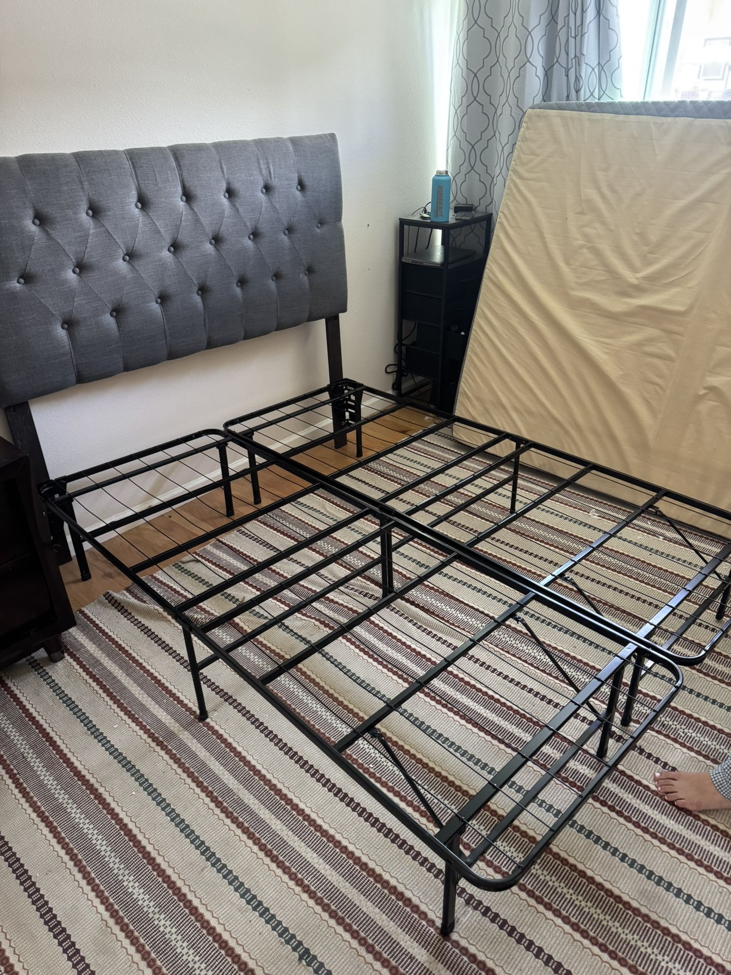 Queen Bed frame & Headboard