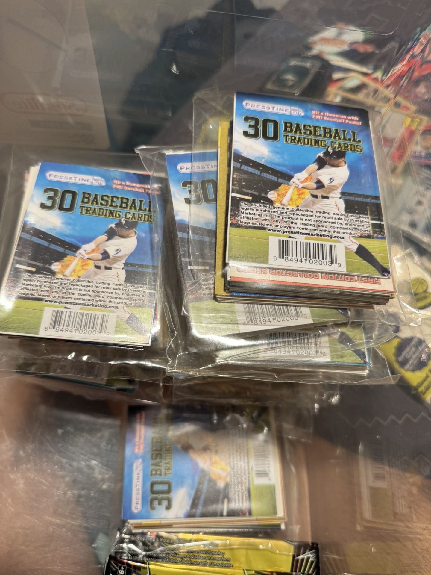 Baseball Presstine Cards 80’s 90’s 2000’S 2010’s