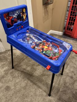 Kid Sized Super Hero Pinball Machine 