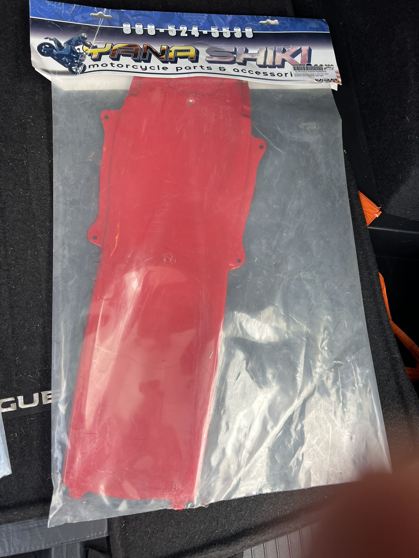 2006-2007 GSX-R600 GSX-R750 EURO UNDERTAIL, RED