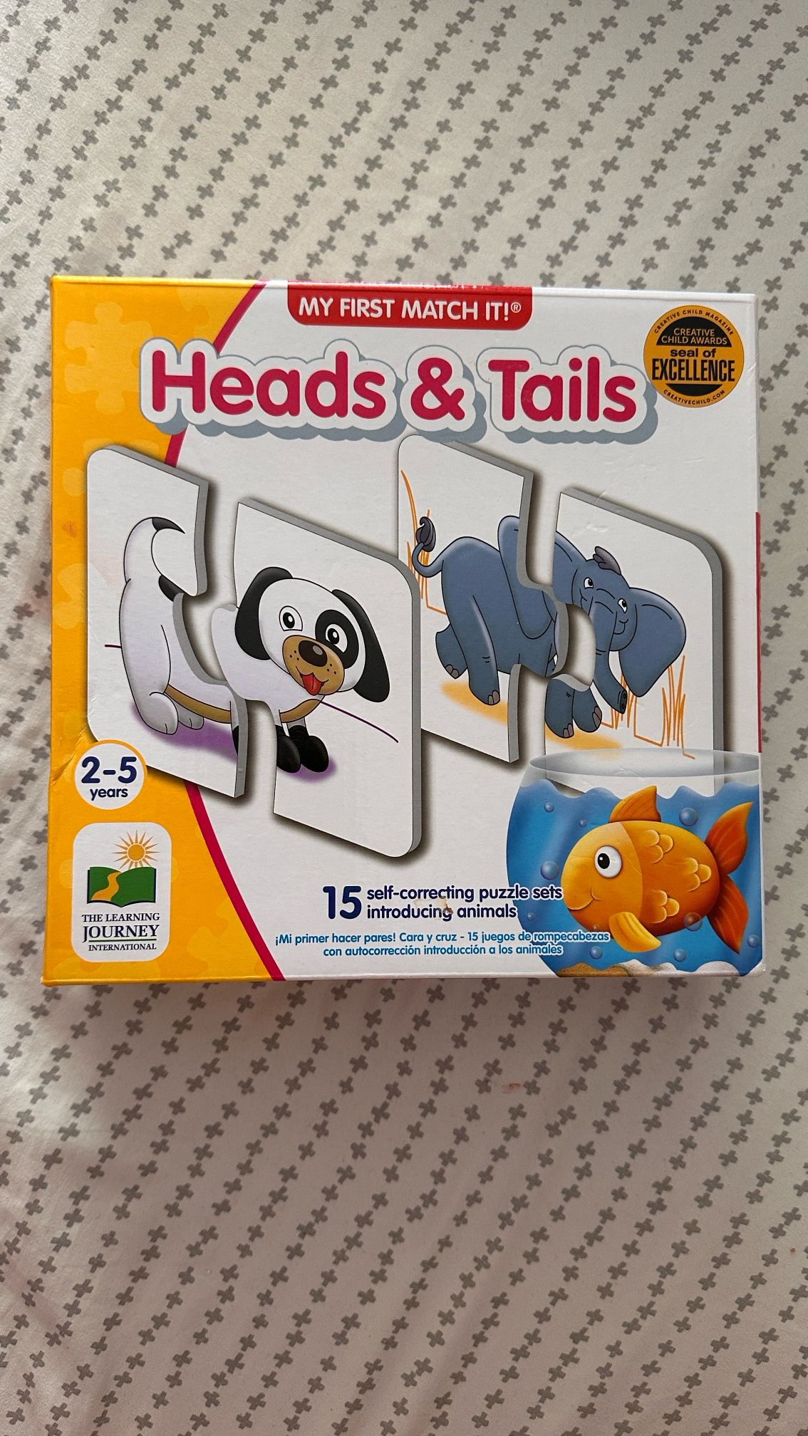 Toddler Puzzle - Heads & Tails