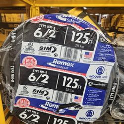 Romex 6/2 125ft Indoor Wire