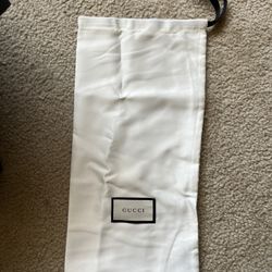 GUCCI Shoe  Dustbag Black & White