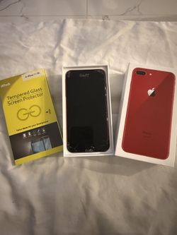 iPhone 8 Plus Red 256G- Everything Works/Battery Charges Fast-Poor Condition