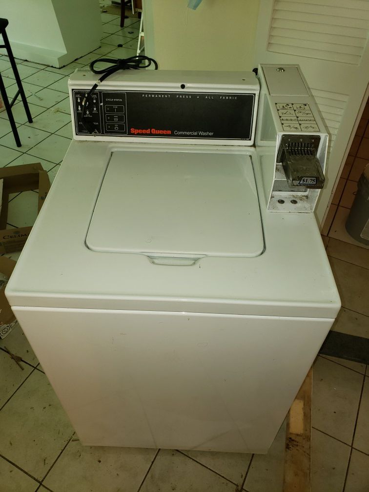 Commercial Speed queen washer and dryer