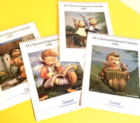 Collectible Hummel Calendars 1980s