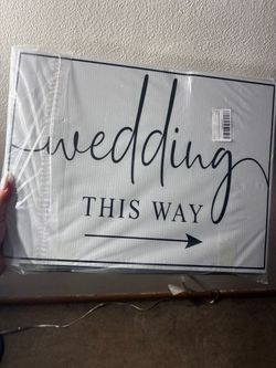 Wedding Signs