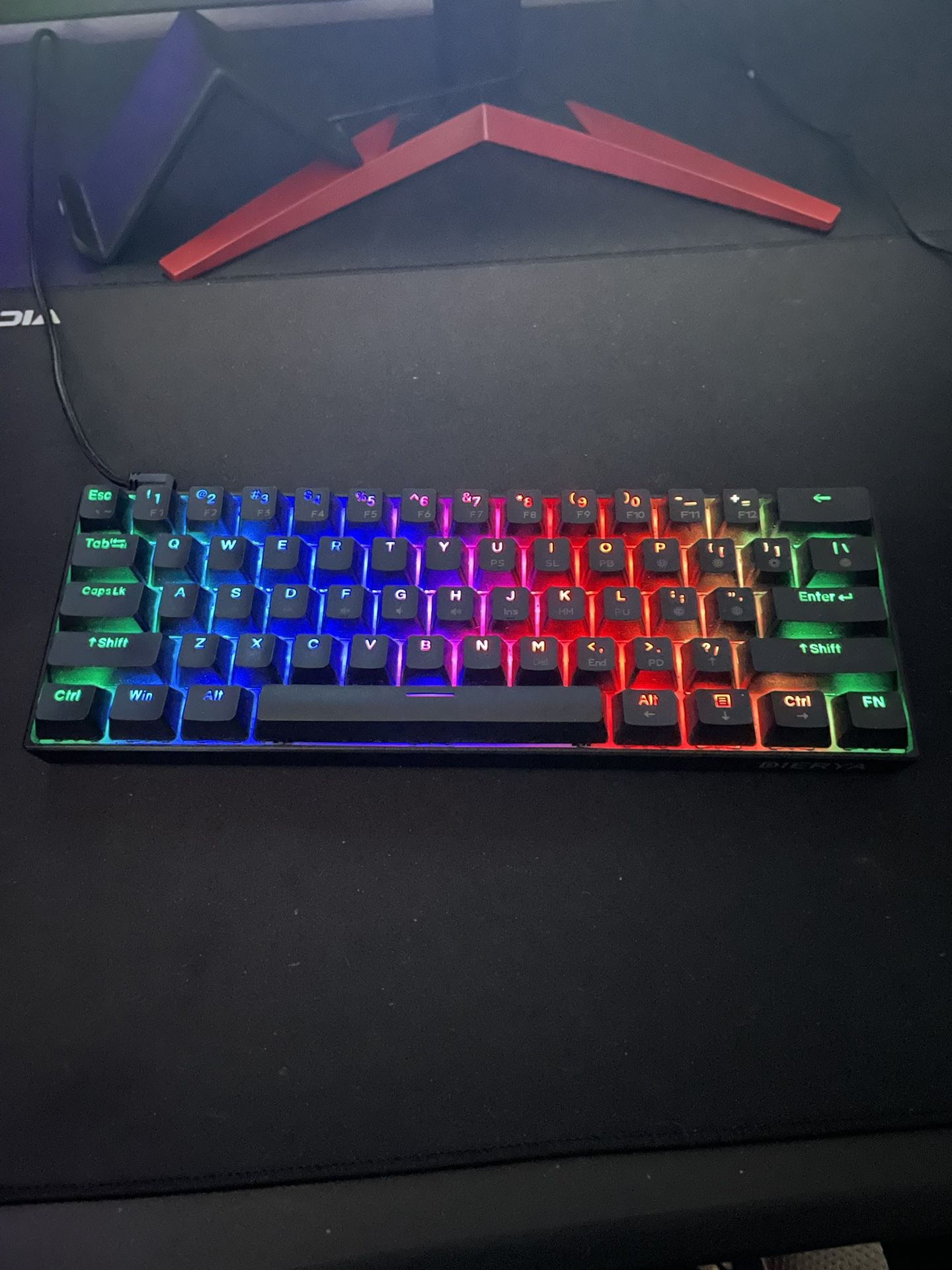 Gaming Keyboard | Blue Switches | 60% | Mechanical