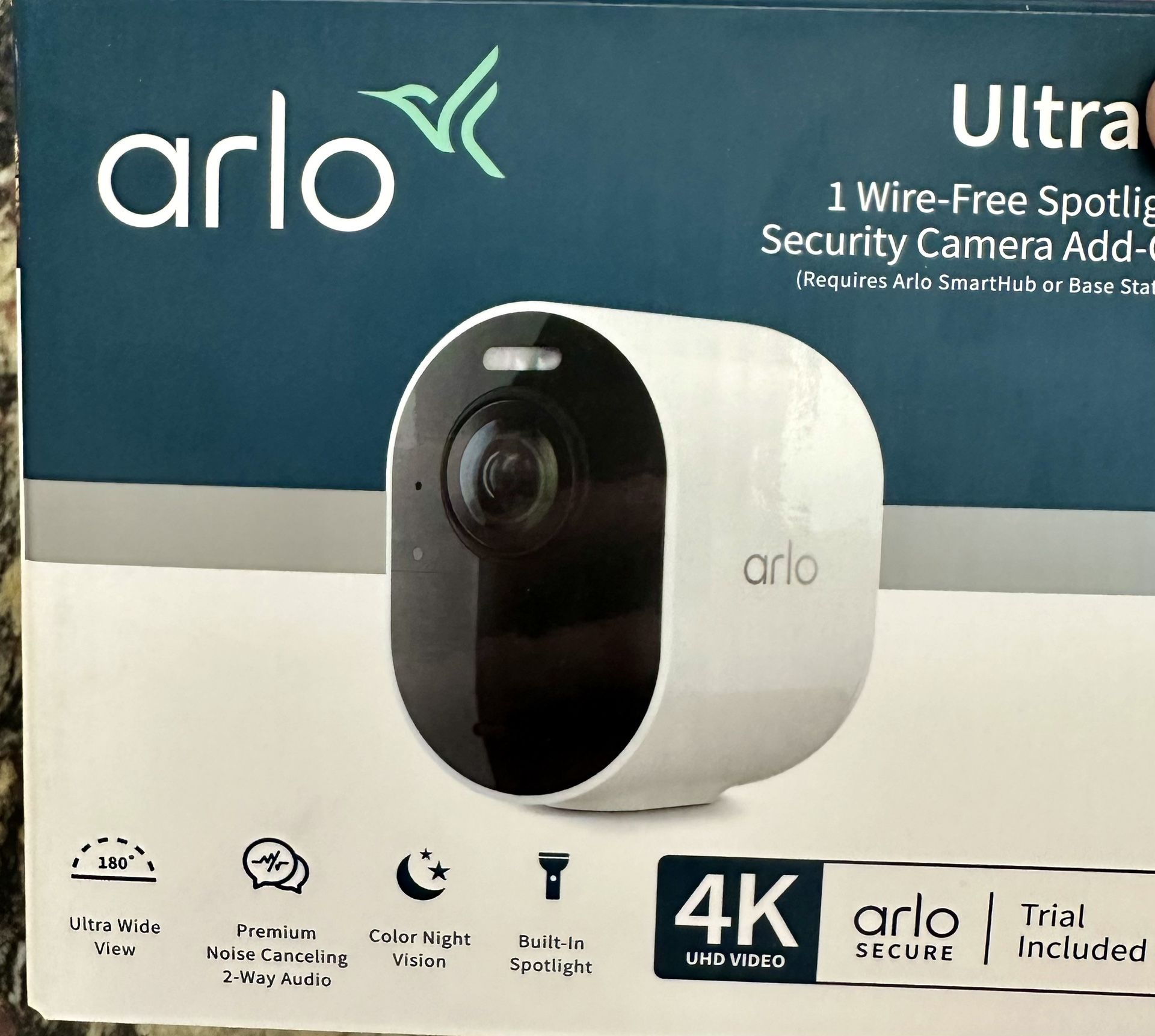 Arlo Ultra Spotlight Camera Wireless Home Security Camera with