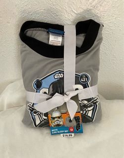 Disney Star Wars Boys' 2-piece Sleep Set Size M