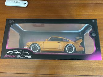 2025 JADA PINK SLIPS PORSCHE RAUH WELT BEGRIFF RWB BODY KIT HIBKI 1/18 ORANGE