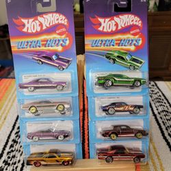 2022 Hot Wheels Ultra Hots Complete Set of 8 Cars