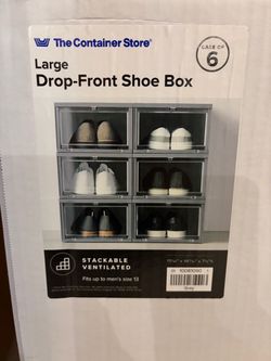 Large Drop front Shoe Box