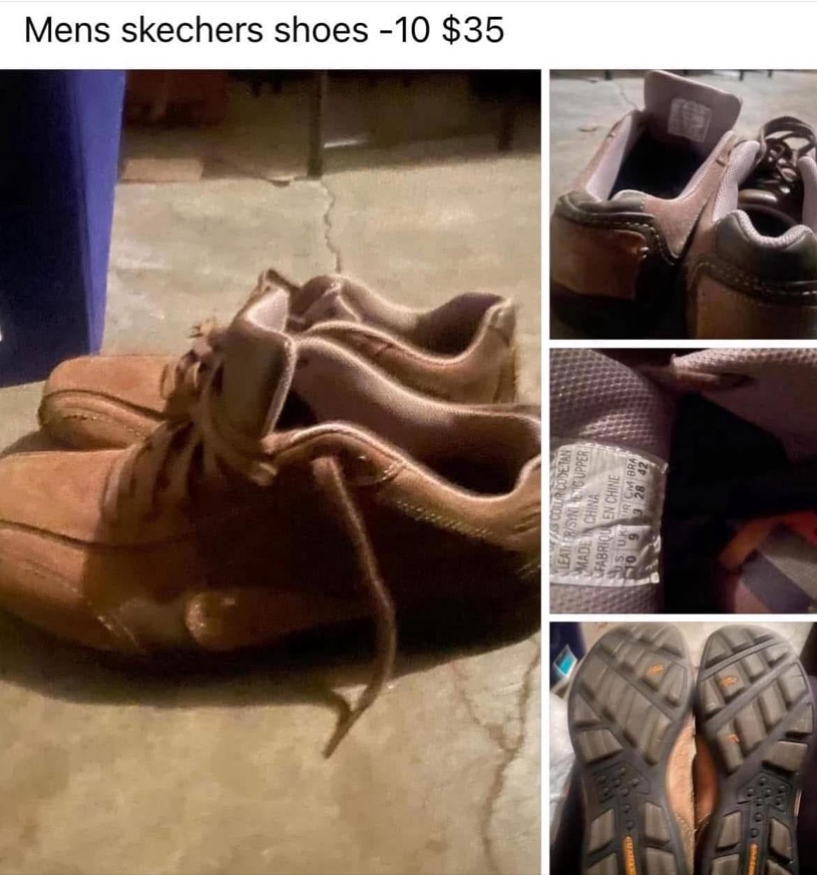 Men’s Sketcher Shoes Size 10 $30