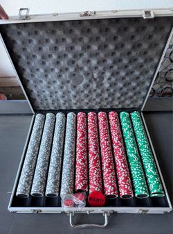 550 Piece Las Vegas Poker Chip Set