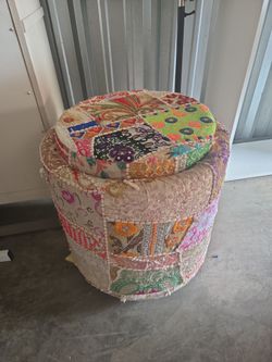 Colorful ottoman