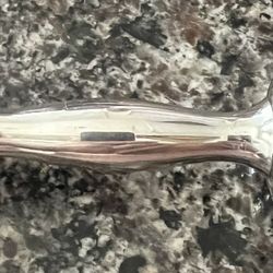 Silver plate Dumbbell Baby Rattle