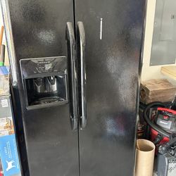 Frigidaire Black Double Door Fridge