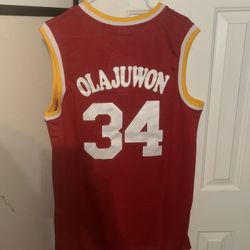 Mitchell & Ness Houston Rockets Hakeem Olajuwon red jersey size xl