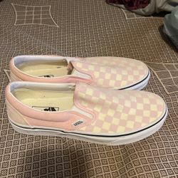 Pink Slip On Vans 