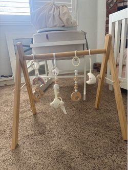 Baby wooden gym