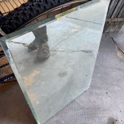 Vintage beveled mirror 