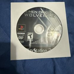 Playstation 2 Game : XMen Origins Wolverine 