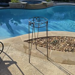 Metal 30h x 10w Plant Stand Flower Pot Holder