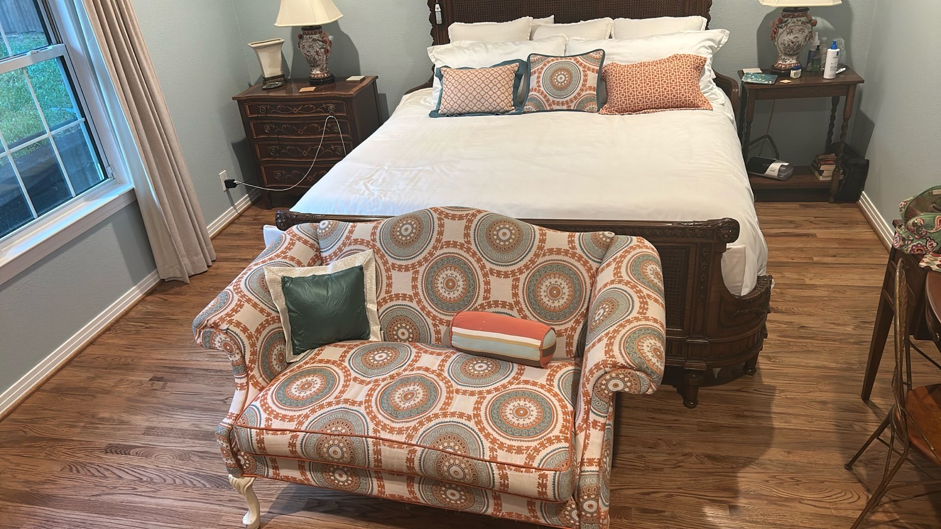 Custom Covered Loveseat