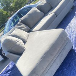 LARGE GREY CLOUD SECTIONAL 