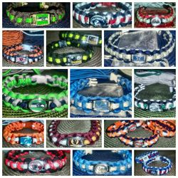 Custom NFL Paracord Bracelets