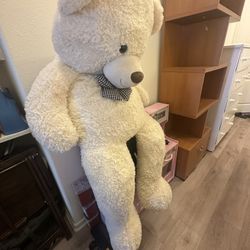 Giant White Teddy Bear