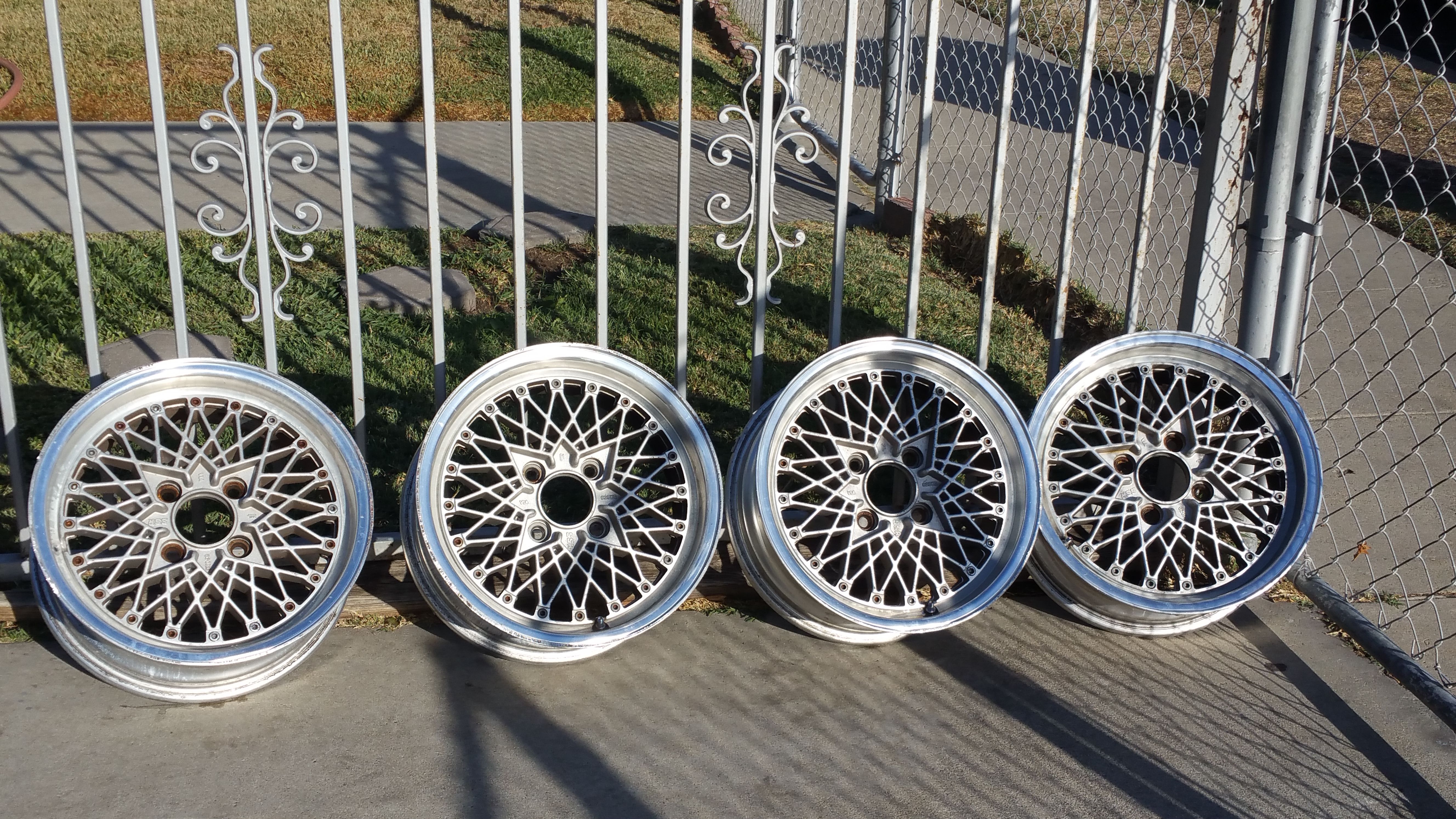 SSR Formula Wheels 15×6 STAR MESH EWING WORK SUPER STAR FINS RIKEN EPSILON ROTA ENKEI AE86 EF9 EF JDM MUGEN VOLK