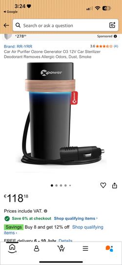 XPower Vehicle Deodorizer 🚘