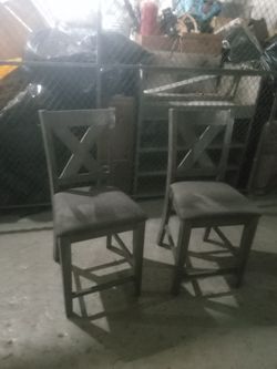 Two Tall Chairs Only $35