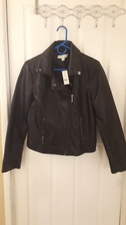 Women leather jacket size M from New York & com.