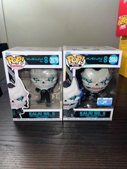 2 Kaiju No. 8 Funko Pops #2079 PLUS #2084 Anime Manga Animation Television Series TV Shows Cartoons