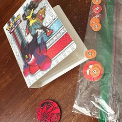 Official Pokémon Binder + Coin + Counters