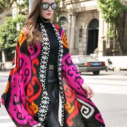 Extra Large 100% Australia Fine Wool Shawls /Scarf-96inx43in