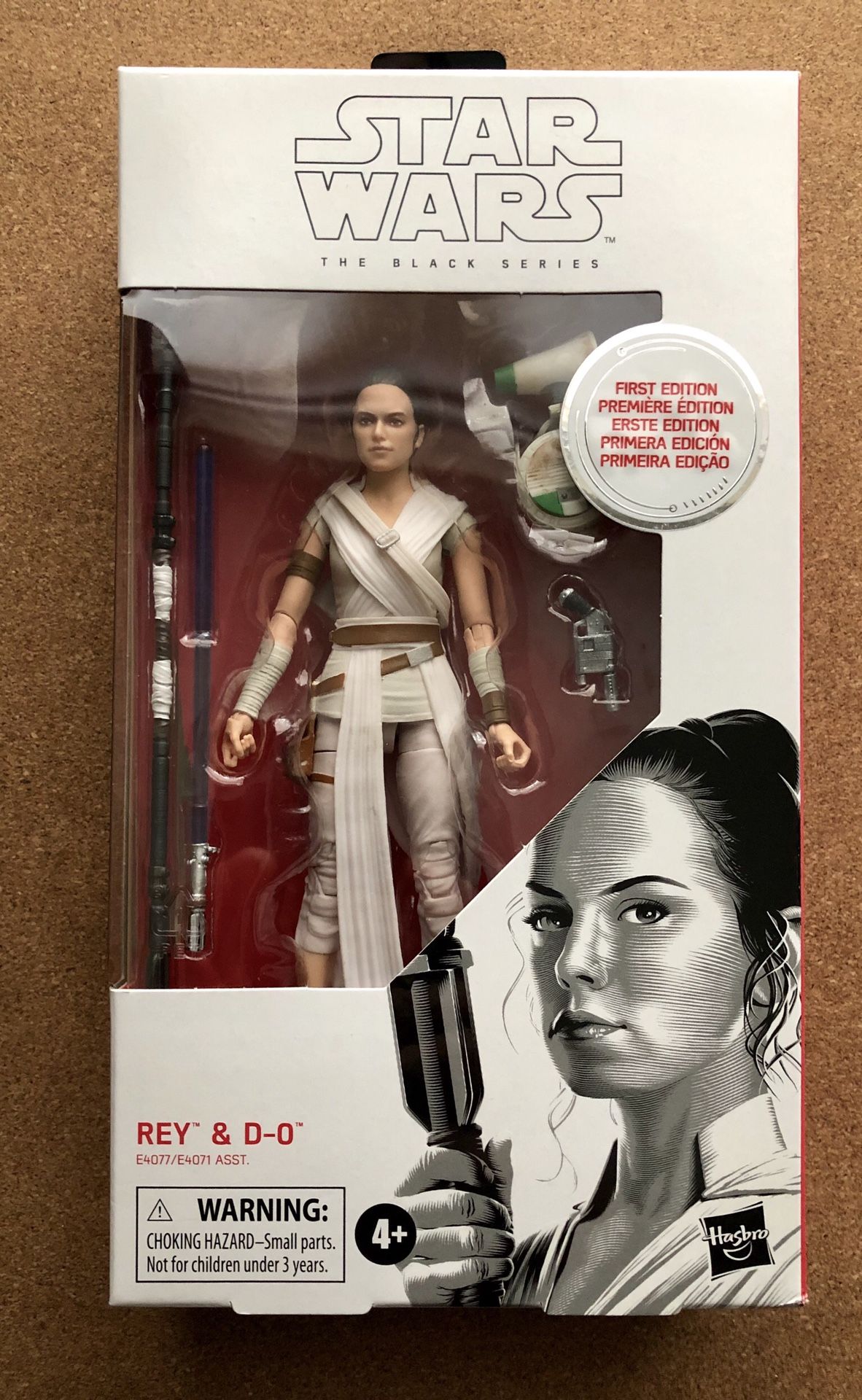 Star Wars Black Series First Edition Rey and D-0