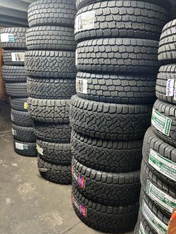 A/T tires in stock