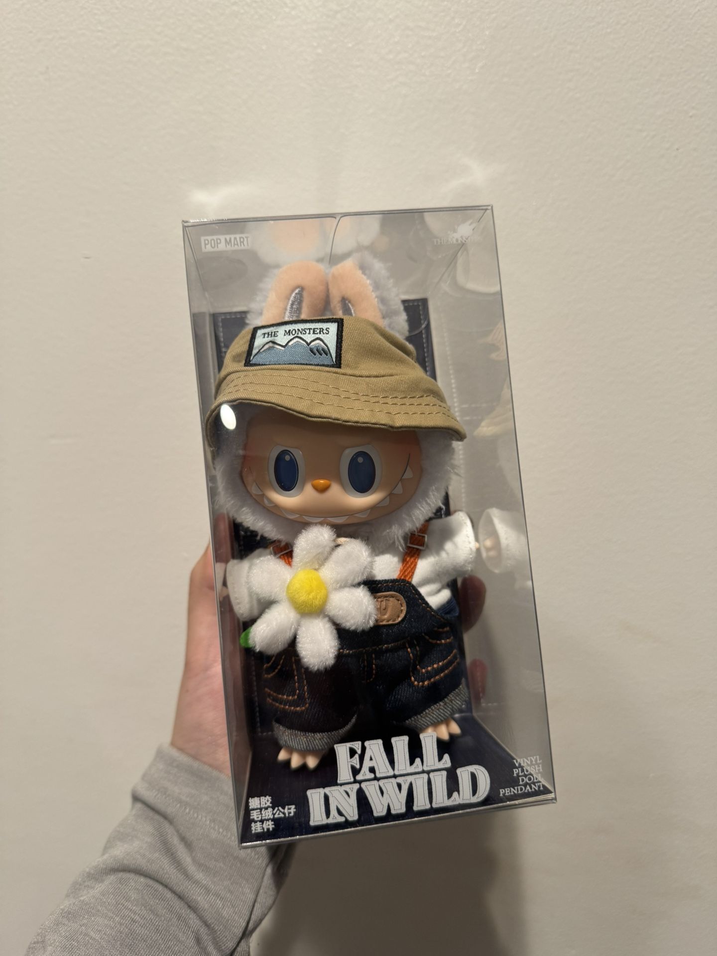 Pop Mart The Monster Labubu Fall In Wild Keychain Plush Pendant