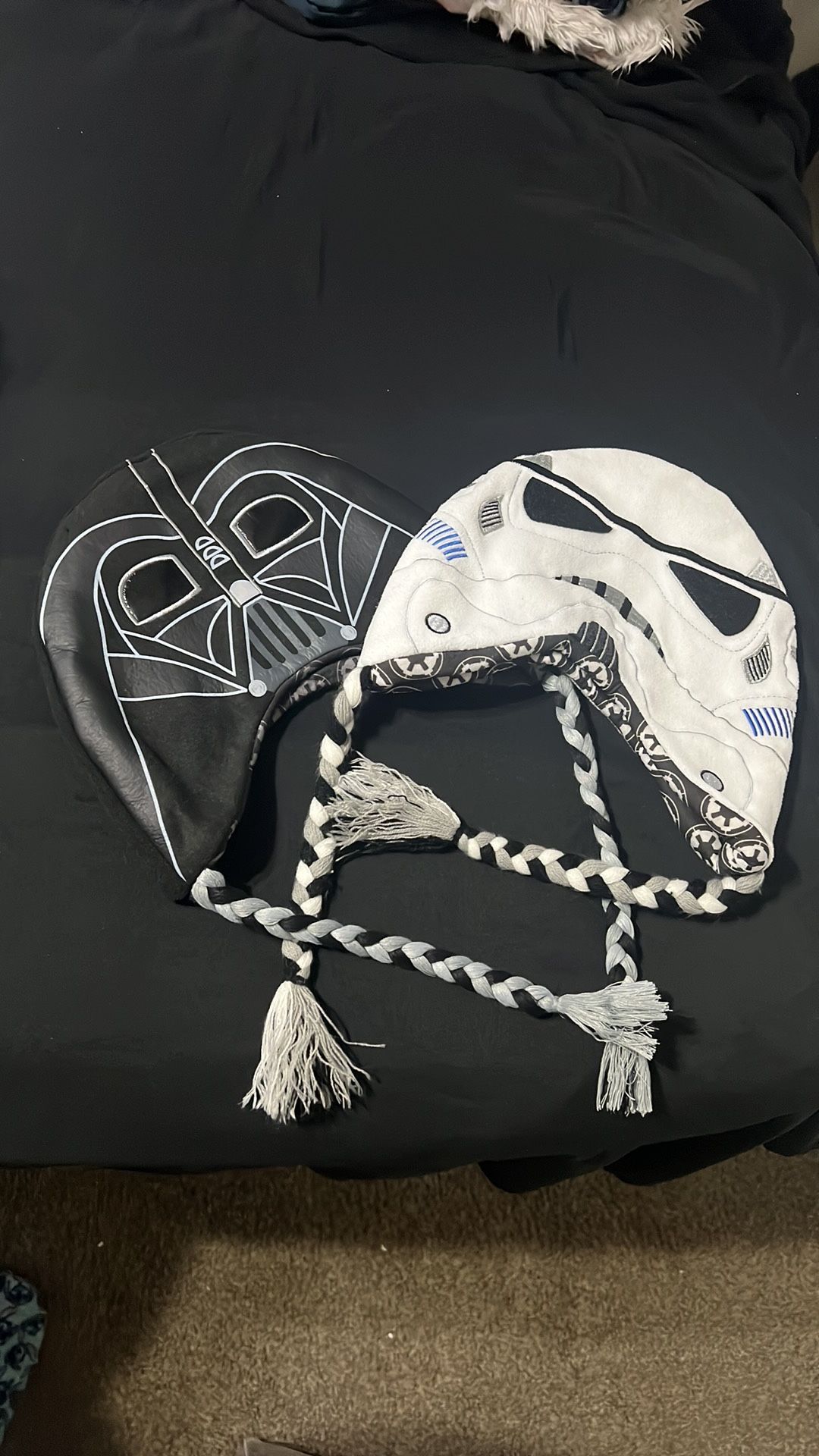 Darth Vader And Stormtrooper Beanies