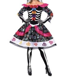 Day Of The Dead Catrina Halloween Costume Size M