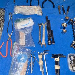 Assorted Pre-Owned Hand Tools Lot – Pliers, Bits, Wrenches, Drill Attachments
